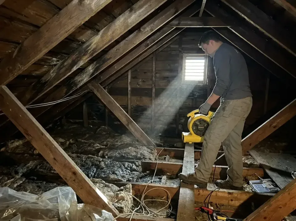 attic-water-damage-drying-proc-007 — frequently asked questions, Emergency Water Extraction & 24/7 Flood Response in Forsgat…